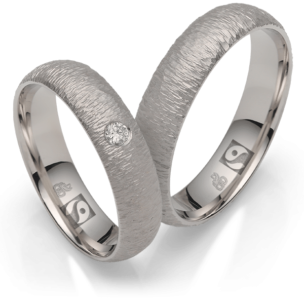 026trauringe Green Line 14kt Fairtrade Weißgold Mit Stein Besetzt Rauschmayer Trauringmanufaktur